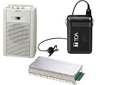 TOA 1822-LTF Portable Audio System Includes WA-1822 Amplifier Lavalier Microphone and Receiver
