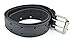 Kids 2 Holes Belt Double Prong Buckle PU Leather Glittery - Black Medium