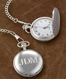 Personalized Silver-Plated Pocket Watch