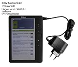 Produkt-Bild: Netzteil f&uuml;r Trekstor 3.0. 230V Ladeger&auml;t f&uuml;r Trekstor E-Book Reader 3.0 von Hugendubel Weltbild. Steckerlader 110 - 240 Volt - schwarz