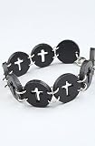 GoodWood The Cross Bracelet in Black,Jewelry for Men