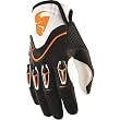 Thor MX Flow Men's Off-Road Motorcycle Gloves w/ Free B&F Heart Sticker Bundle - Orange