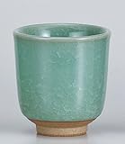 亀甲貫入反グリン寿司　【寿司湯呑】