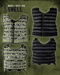 NXE Extraktion Shell Heavy Scenario Vest - Black