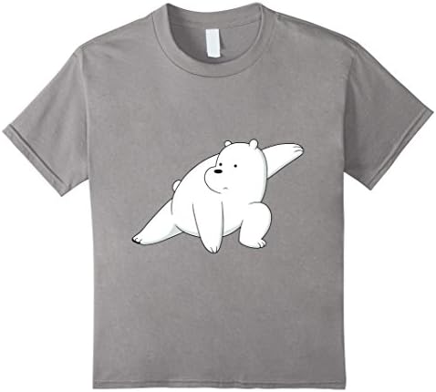 Kids Ice Bear Believes In You Tee - We Bare Bears T- Shirts 10 Slate