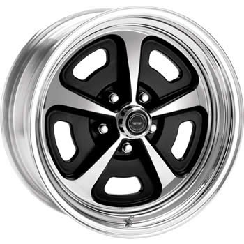 American Racing Vintage 500 15x7 Polished Wheel / Rim 5x4.75 with a 0mm Offset and a 72.60 Hub Bore. Partnumber VN500576140