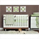 Bundle-97 Geo Sage Four Piece Crib Bedding Set