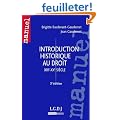 Introduction historique au droit : XIIIe-XXe si�cle