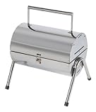 Tepro Mini-Holzkohlengrill Billings, Silber