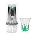 Party Essentials 20 Count Soft Plastic Printed Party Cups, 16-Ounce, Christmas Trees