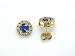 14K .85 CTW Tanzanite & Diamond Earrings