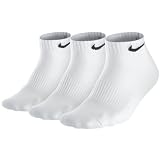Nike Mens Cotton Low-Cut Moisture Management Socks - 3 Pair Pack
