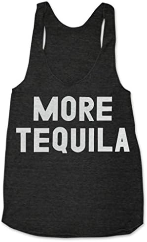 Print Liberation Women's More Tequila Tank M Black