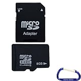 Gizmo Dorks 8 GB micro SD Memory Card with SD Adapter for the Vizio 8 inch  ....