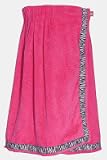 Personalized Hot Pink Zebra Spa Wrap