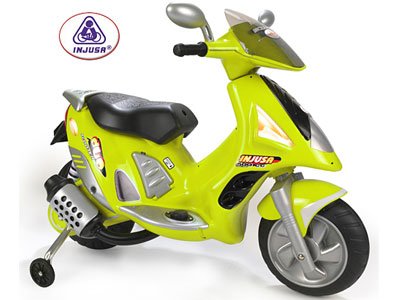 Injusa Scooter Duo 6v Green