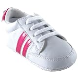 Basic Stripe Sneaker, Pink, 0-6 months
