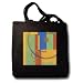 Colorful Art Deco - Black Tote Bag JUMBO 20w X 15h X 5d Colorful Art Deco - Black Tote Bag JUMBO 20w X 15h X 5d