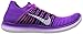 Nike Women's Free Running Motion Flyknit Shoes, Hyper Violet/Total Crimson/Laser Orange/Black - 7 B(M) US