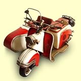 Roller mit Beiwagen,28,5x20,8x14 cm Blechminiatur