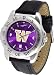 Washington Huskies NCAA AnoChrome "Sport" Mens Watch (Leather Band)