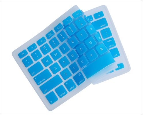 Blue Keyboard Skin Compatible with AppleTM Macbook