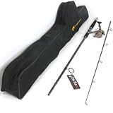 FTD FLADEN 2.4m/8ft XTRA FLEXX Basalt Fibre Fishing Rod (CW 20 50g) with VANTAGE 30 (4 Ball Bearing) Fixed Aluminium Spool Reel Perfect for Spinning & Stalking all contained in a FTD Shoulder Rod Bag 41I5dOgkPeL. SL160 FTD FLADEN 2.4m/8ft XTRA FLEXX Basalt Fibre Fishing Rod (CW 20 50g) with VANTAGE 30 (4 Ball Bearing) Fixed Aluminium Spool Reel Perfect for Spinning & Stalking all contained in a FTD Shoulder Rod Bag
