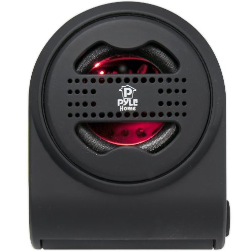 Pyle-Home PMS7B Chainable Rechargeable Mini Speakers with Bass Expansion For iPod/iPhone/Computer/Sansa/BlackBerry (Black)