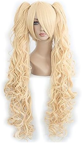 Sswing Anime Heat Resistant Fiber Braid Swith Wig(Multicolored,32inch,1 of set)