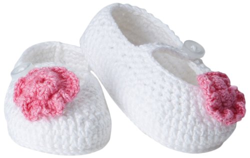 Jefferies Socks Baby Girls' Flower Mary Jane Bootie