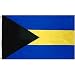 Outdoor Living : Bahamas Flag Polyester 3 ft. x 5 ft.
