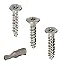 Fastenere Flat Head Torx Security Sheet Metal Screws - #8 x 1-1/2