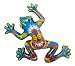 Medium Multi-Color Mexican Talavera Frog