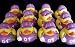 One Dozen (12) Purple & White BASEBALL Rubber Ducky Duck Duckie Party Favors