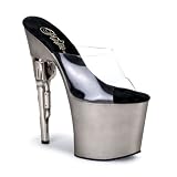 7 1/2 Inch Stripper Shoes Sexy High Heel Platform Shoes Gun Heel
