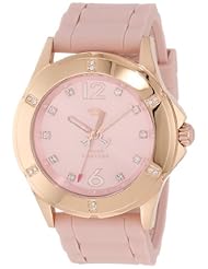 Juicy Couture Womens 1900997 "Rich Girl" Rose Gold-Plated Stainless Steel Watch
