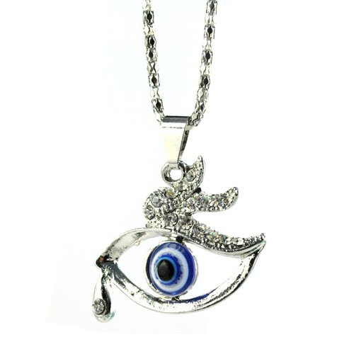 $27.33 for 6 pieces | Teary Evil Eye Pendant 