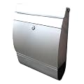 EDELSTAHL BRIEFKASTEN ZEITUNGSFACH POSTKASTEN MAILBOX INKL WANDMONTAGE SET