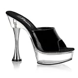 SWEET-401, Color: Black/Clear, Women's Size (US): 11