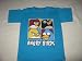 Angry Birds Faces Tee T-shirt Child Sized Teal Blue (Medium 5t) Youth