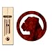 boxer38 - Uncropped Boxer Wind Chimes XSMALL Bronze