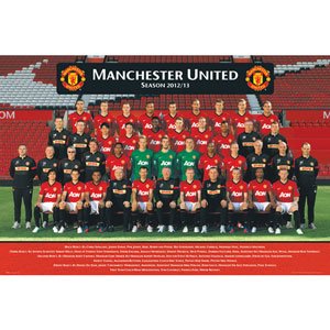 Manchester United Team Photo 12/13| 24x36 Maxi Poster