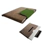 OLIVE WITH GRAY TRIM LAPTOP SLEEVE FOR 15 INCH LAPTOP