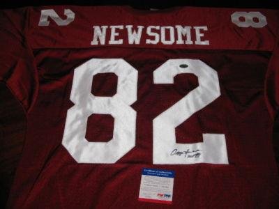 Ozzie Newsome Signed Uniform - Alabama hof Jsa coa - Autographed NFL Jerseys