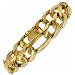 Yellow Gold Figaro Link Men\'\'s Bracelet