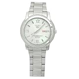 【日本製逆輸入モデル】SEIKO セイコー SEIKO 5 セイコー5 メンズ 自動巻 ウォッチ ホワイトシルバー SNZD91K1の画像
