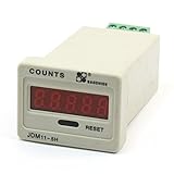 uxcell　24VDC 入力 1-99.999　押しリセット　デジタル蓄積カウント