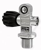 Tilos Standard Yoke Outlet Nitrox Compatible Tank K-Valve