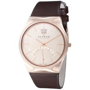Skagen Denmark Mens Watch Rose Gold with Function #668XLRLZD (Watch)