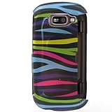 Hard Snap on Plastic With RAINBOW ZEBRA Design Faceplate Cover Case for LG  ....